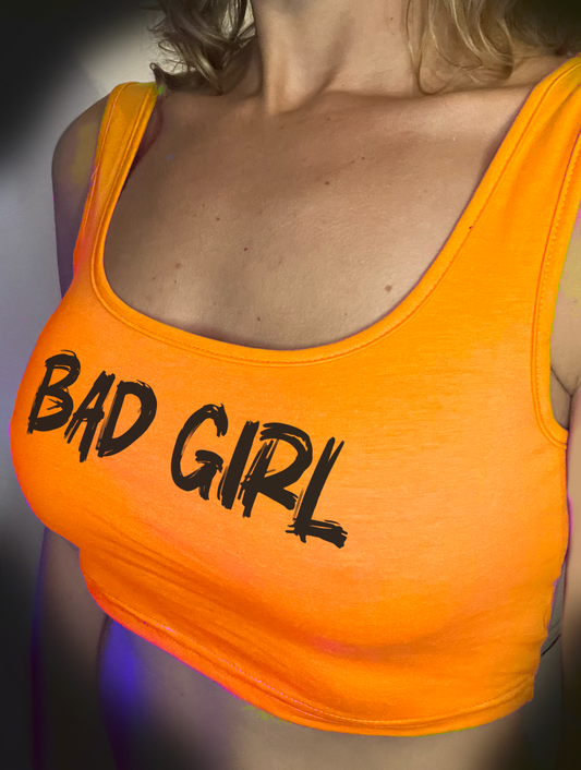 Base Crop Top Oranje