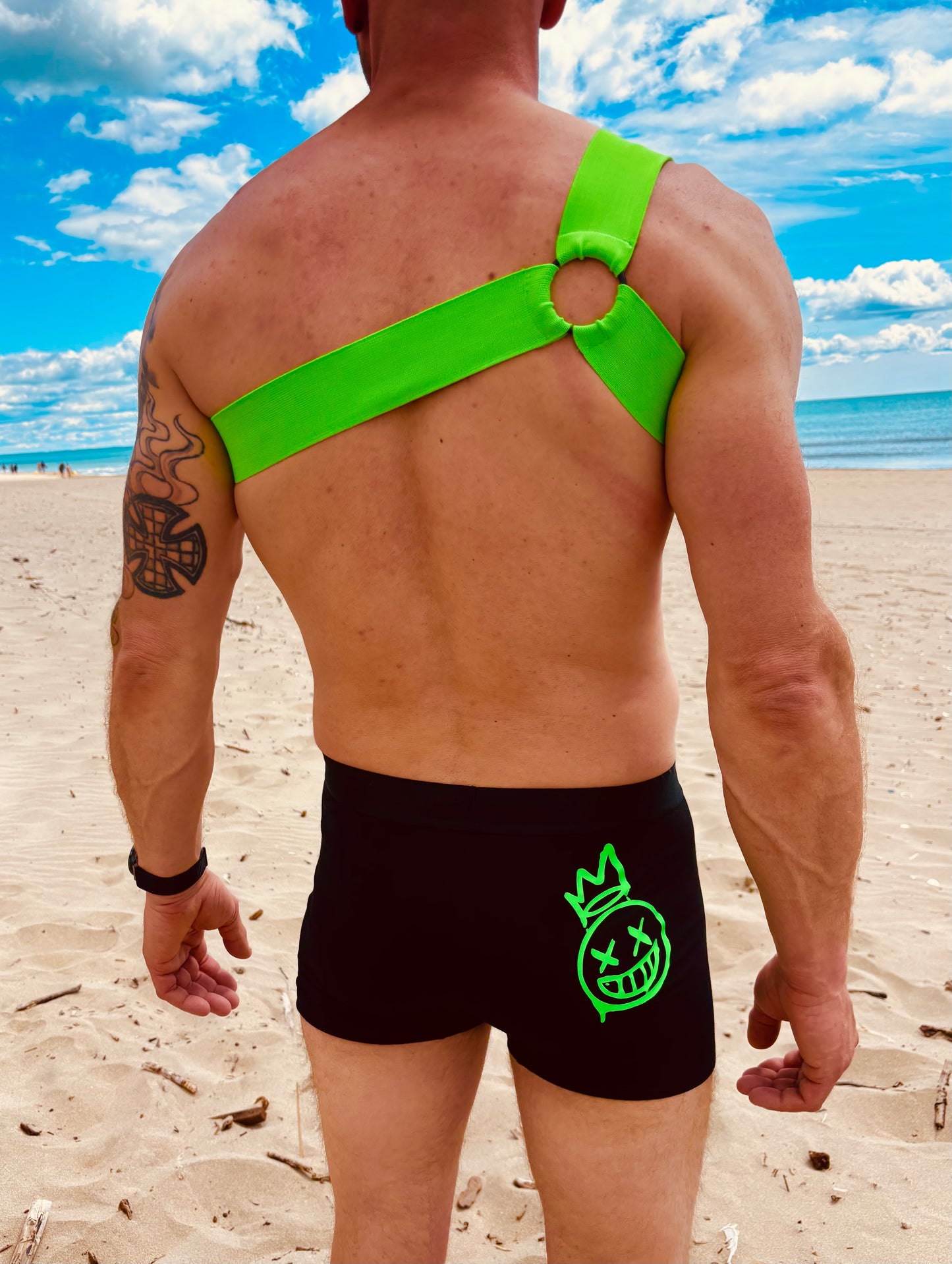 Stretchy Neon Orbit Harnas