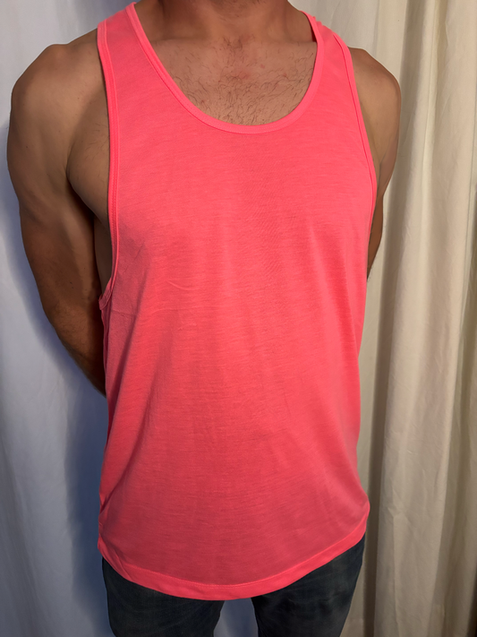 Base Tanktop Fluo Roos (unisex)