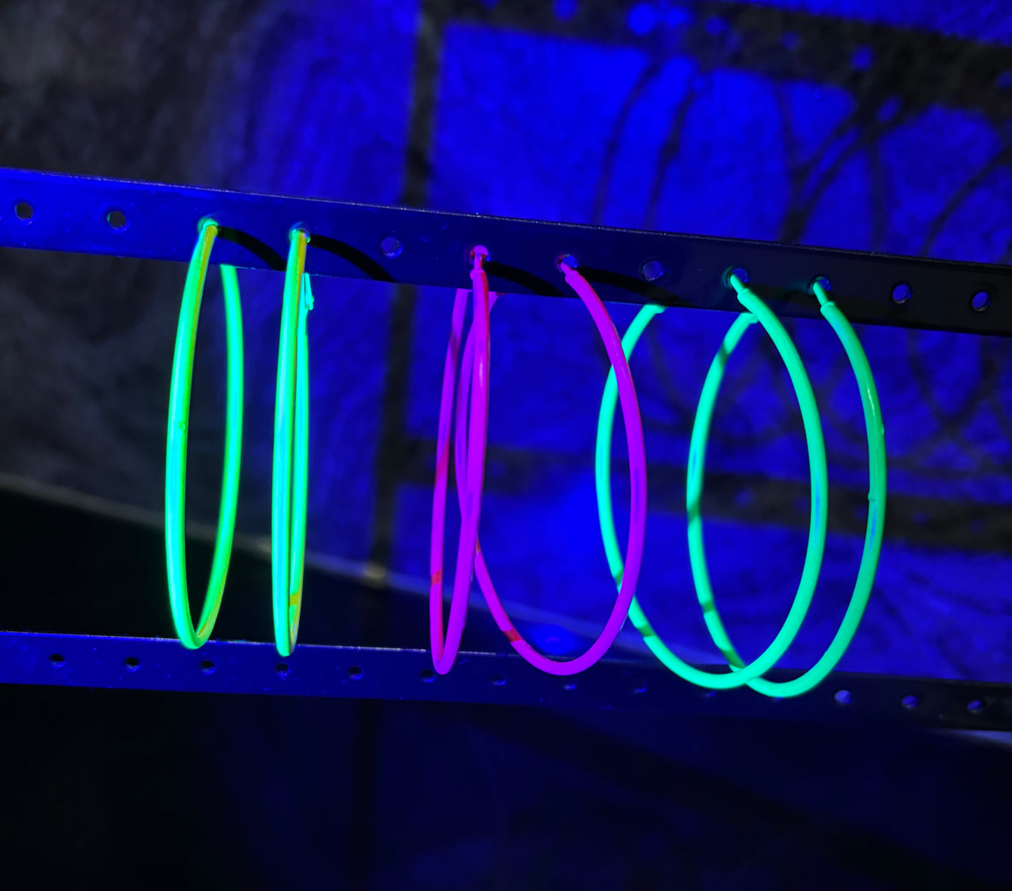 Grote Neon Ringen (3kleuren)