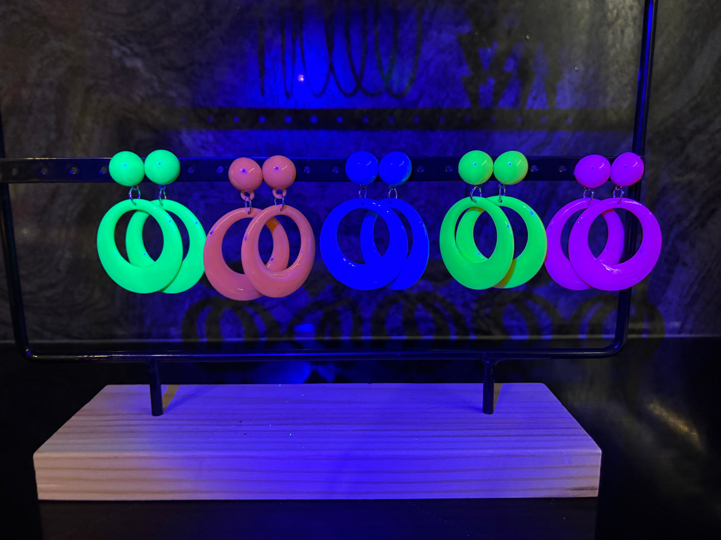Party Pop Oorbellen (5kleuren)