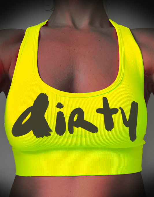 Custom Inscription Crop Top 